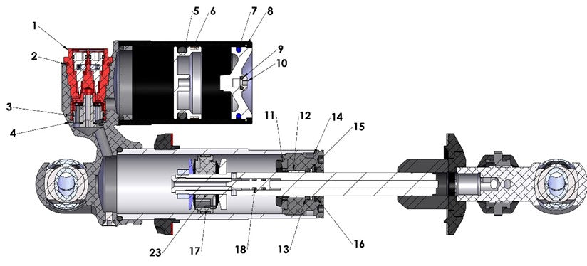 2017 - 2022 CX65 - SHOCK, INTERNAL