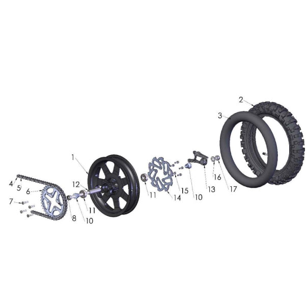 2018 - 2026 WHEEL, REAR (King/JR/P3)